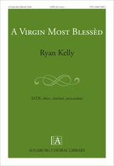 A Virgin Most Blessed SATB choral sheet music cover